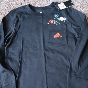NWT Adidas long sleeve shirt kids 8